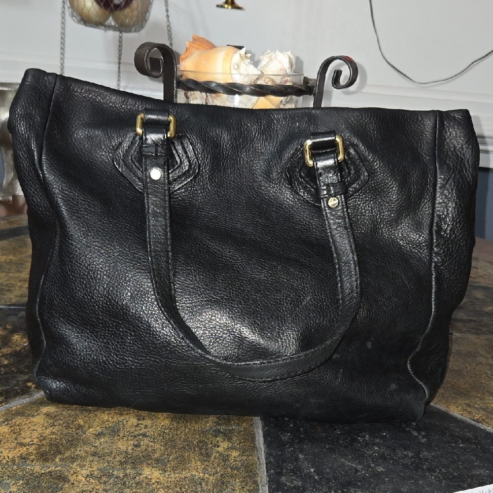 Marc Jacobs Black Leather Tote